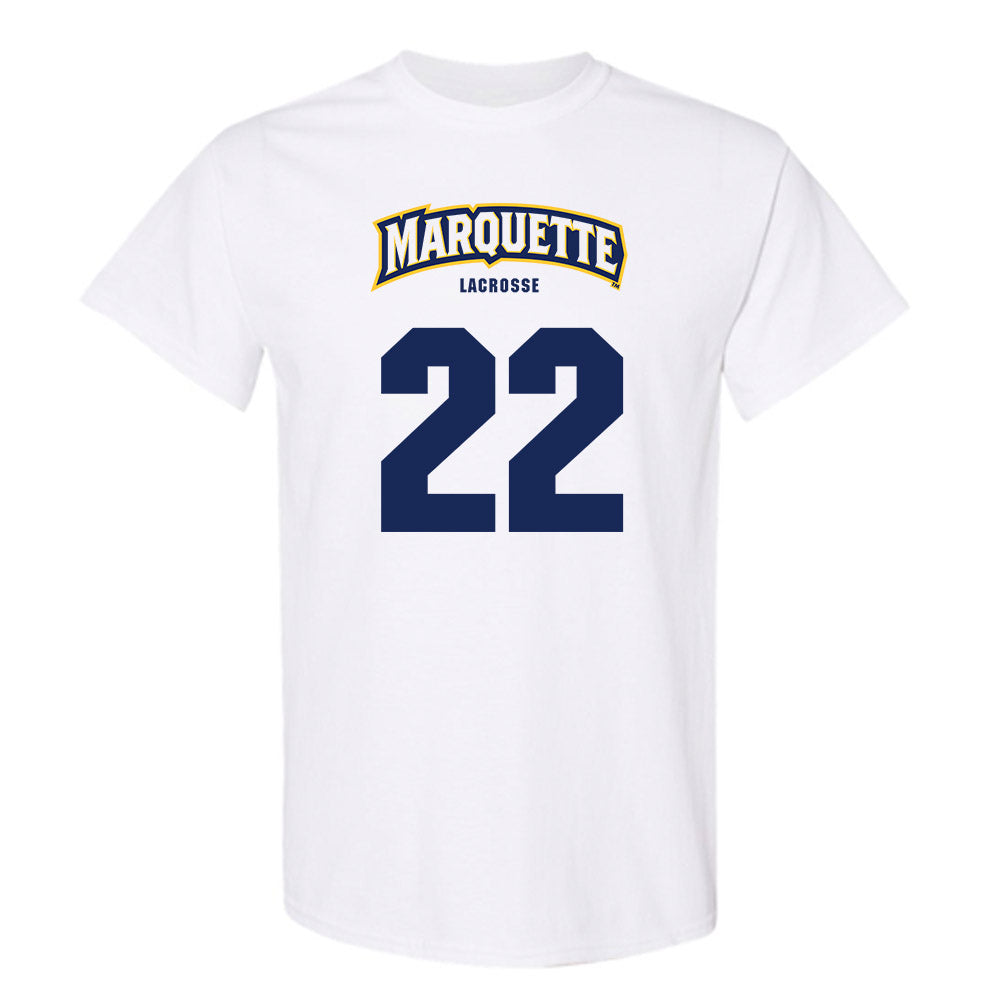 Marquette - NCAA Men's Lacrosse : Ben Pousak - Sports Shersey T-Shirt-0