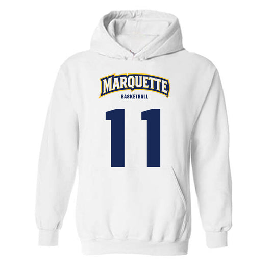 Marquette - NCAA Women's Basketball : Yuhan Lin - Sports Shersey Hooded Sweatshirt-0