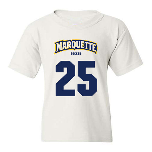Marquette - NCAA Men's Soccer : Joey Buchanan - Sports Shersey Youth T-Shirt-0
