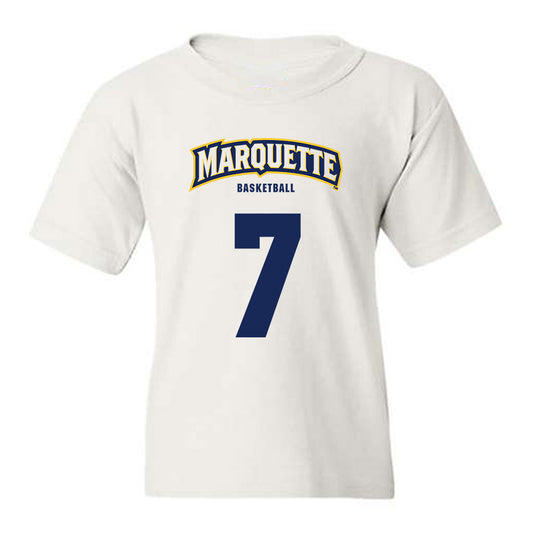 Marquette - NCAA Men's Basketball : Zaide Lowery - Sports Shersey Youth T-Shirt-0