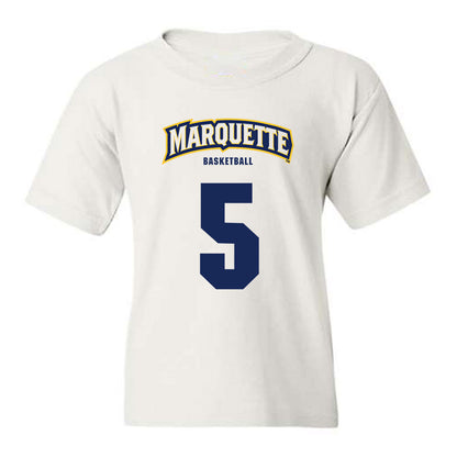 Marquette - NCAA Men's Basketball : Colton Crowdis - Sports Shersey Youth T-Shirt-0
