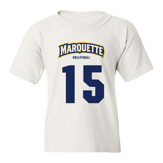 Marquette - NCAA Women's Volleyball : Molly Welge - Sports Shersey Youth T-Shirt-0