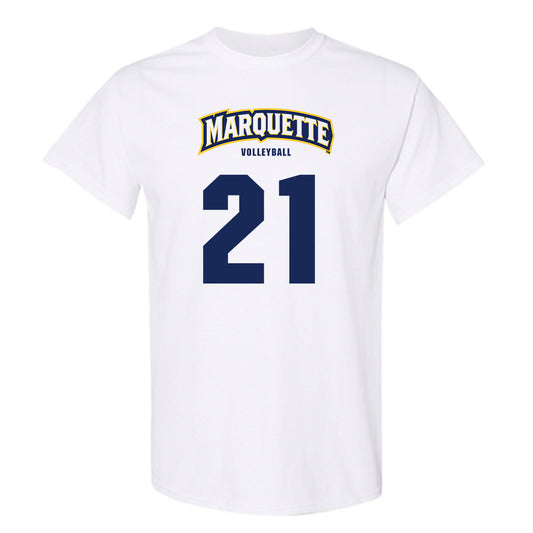 Marquette - NCAA Women's Volleyball : Berrak Sporeli - Sports Shersey T-Shirt-0