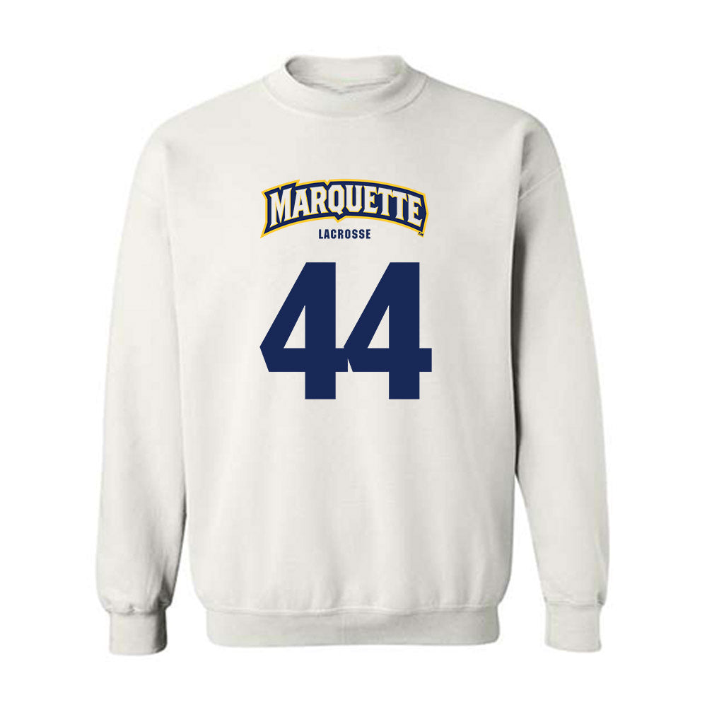 Marquette - NCAA Men's Lacrosse : Beau Westphal - Sports Shersey Crewneck Sweatshirt-0