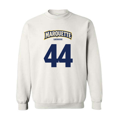 Marquette - NCAA Men's Lacrosse : Beau Westphal - Sports Shersey Crewneck Sweatshirt-0