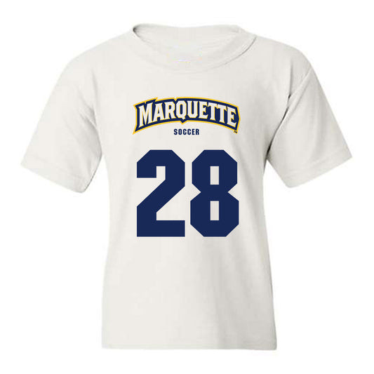 Marquette - NCAA Men's Soccer : Mads Horgoien - Sports Shersey Youth T-Shirt-0