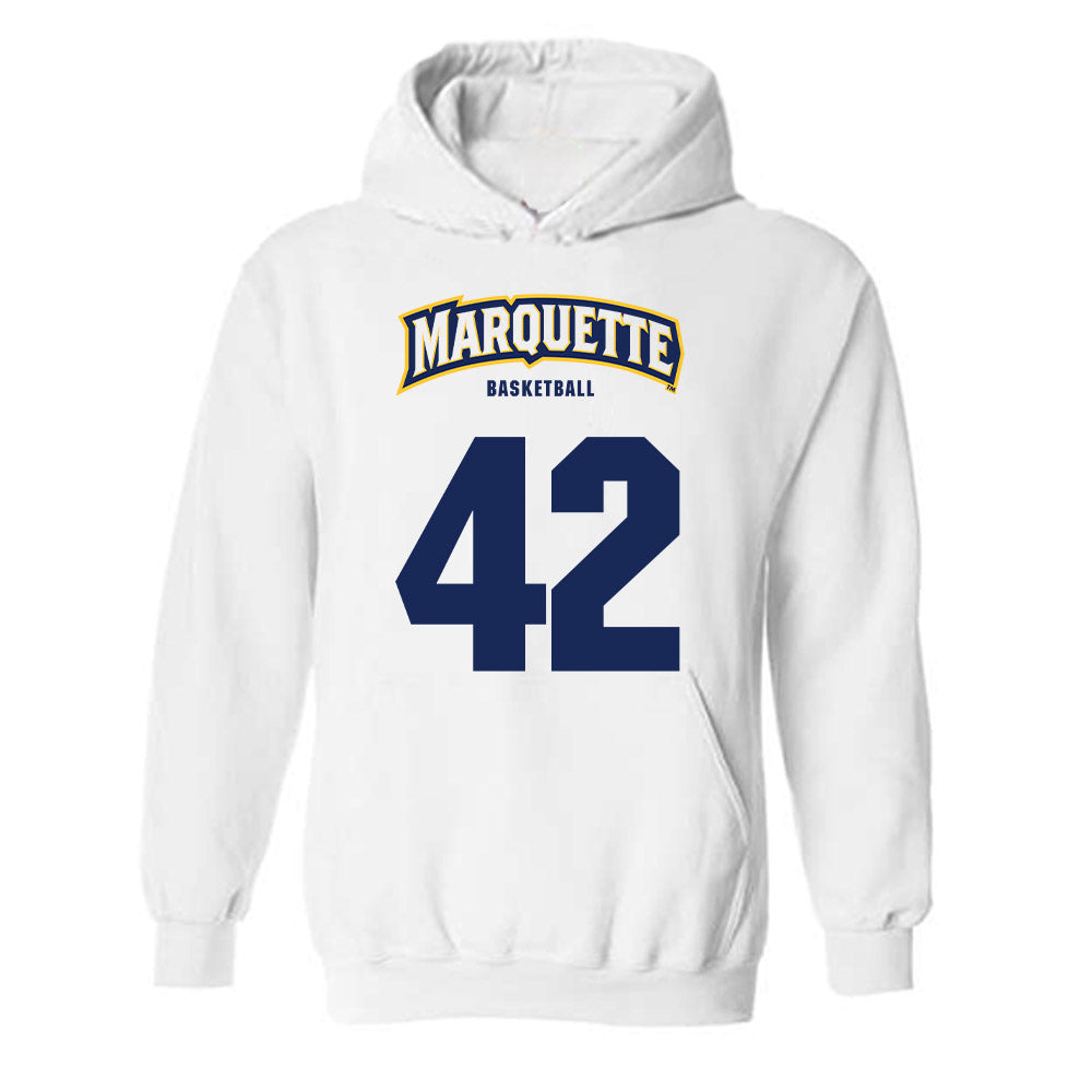 Marquette - NCAA Men's Basketball : Braeden Brenn - Sports Shersey Hooded Sweatshirt-0