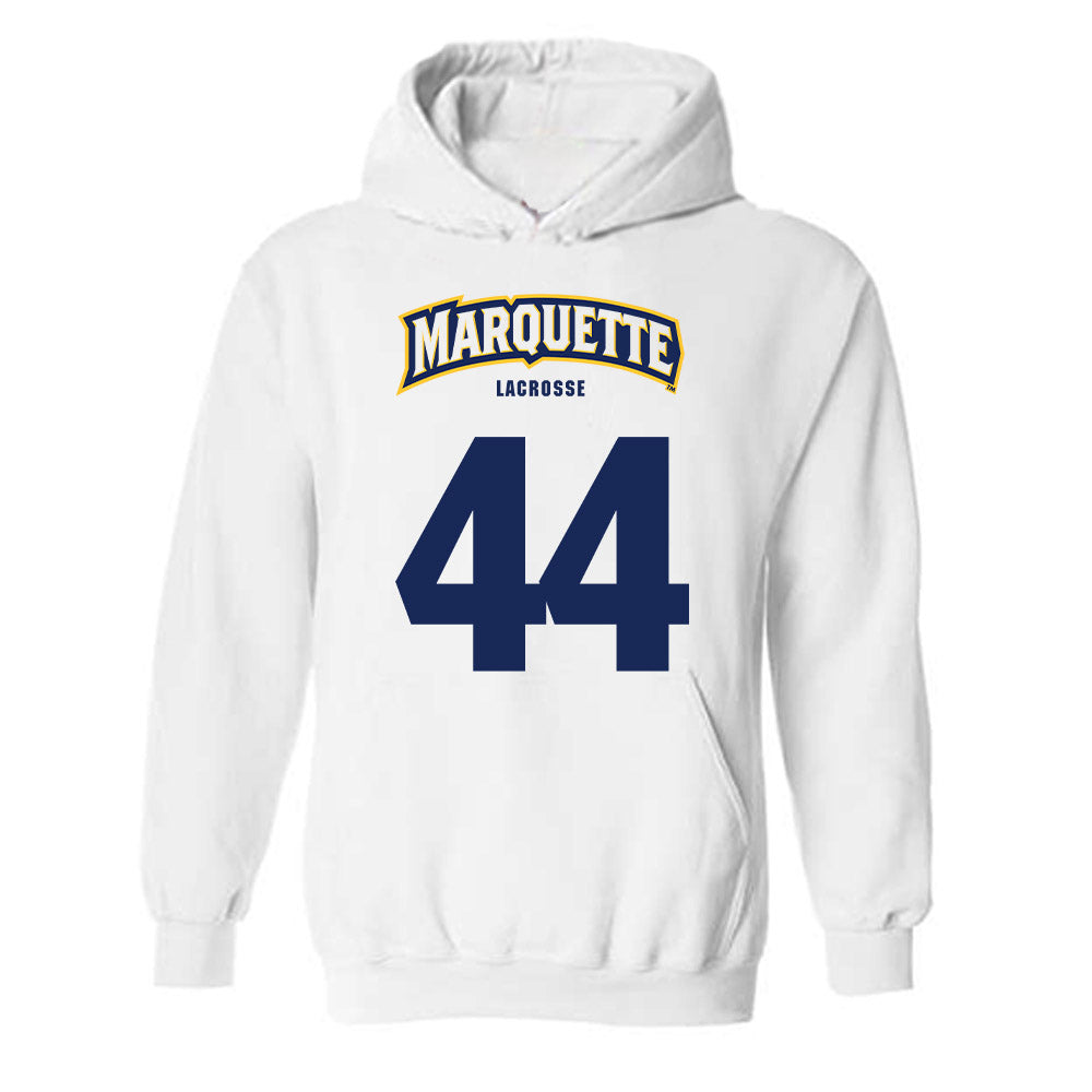 Marquette - NCAA Men's Lacrosse : Beau Westphal - Sports Shersey Hooded Sweatshirt-0