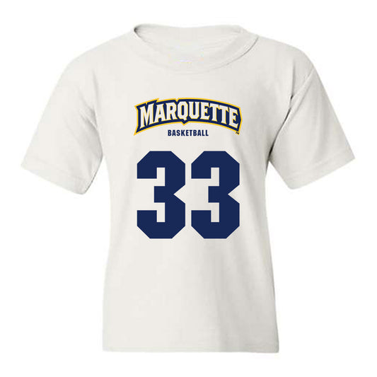 Marquette - NCAA Men's Basketball : Ethan Johnston - Sports Shersey Youth T-Shirt-0