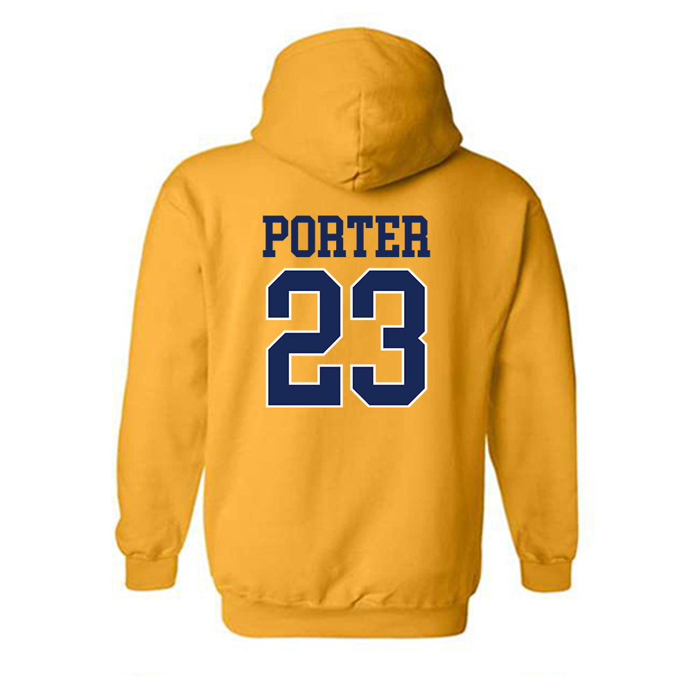 Marquette - NCAA Women's Basketball : Olivia Porter - Sports Shersey Hooded Sweatshirt-1
