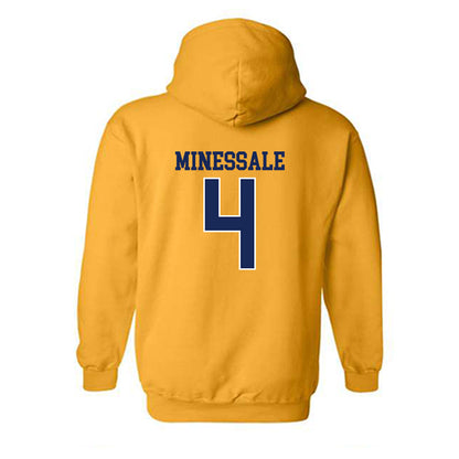Marquette - NCAA Men's Basketball : Nolan Minessale - Sports Shersey Hooded Sweatshirt-1