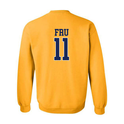 Marquette - NCAA Men's Basketball : Sananda Fru - Sports Shersey Crewneck Sweatshirt-1
