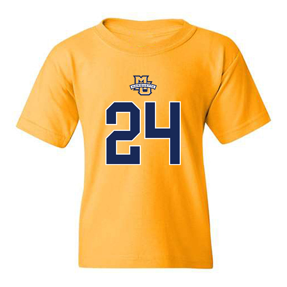 Marquette - NCAA Women's Basketball : JJ Barnes - Sports Shersey Youth T-Shirt-0