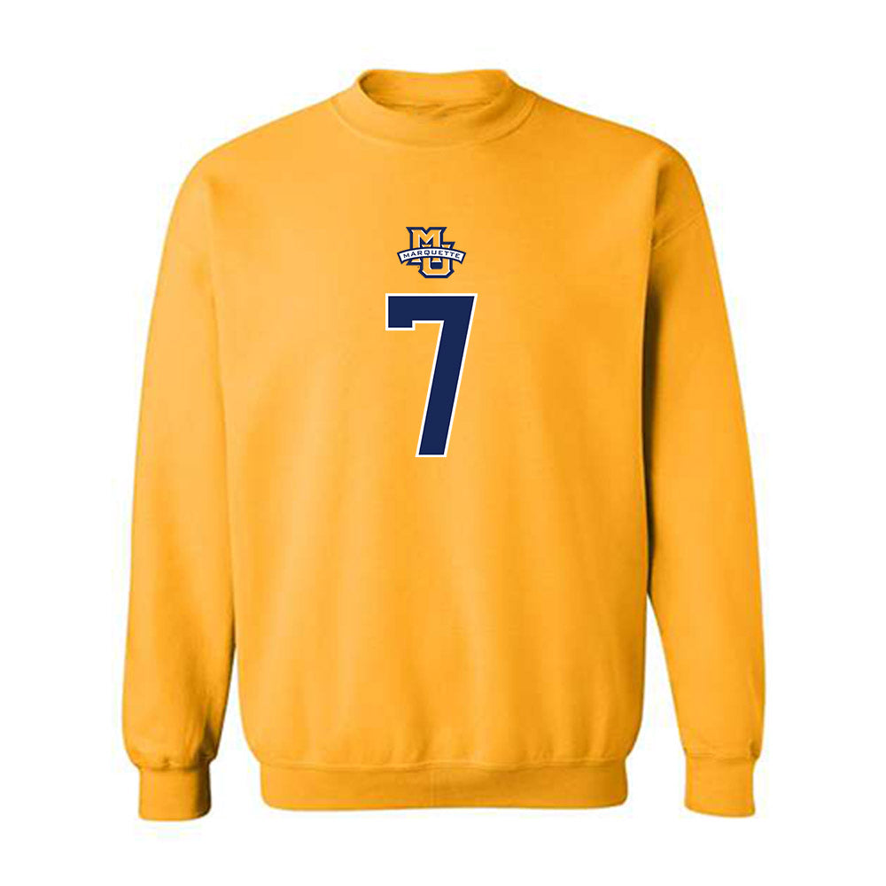 Marquette - NCAA Men's Basketball : Ian Miletic - Sports Shersey Crewneck Sweatshirt-0