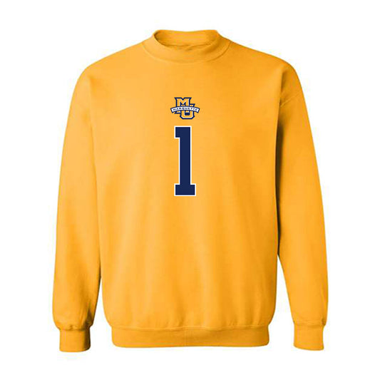 Marquette - NCAA Women's Basketball : Brooklyn Hall - Sports Shersey Crewneck Sweatshirt-0