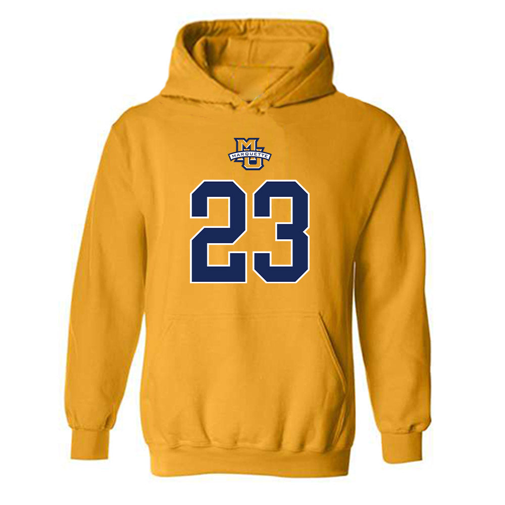 Marquette - NCAA Women's Basketball : Olivia Porter - Sports Shersey Hooded Sweatshirt-0