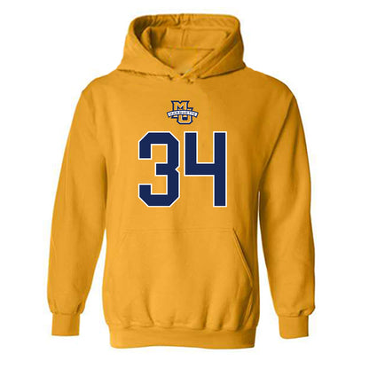 Marquette - NCAA Women's Basketball : Kayl Petersen - Sports Shersey Hooded Sweatshirt-0