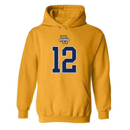 Marquette - NCAA Women's Basketball : Mackenzie Givens - Sports Shersey Hooded Sweatshirt-0