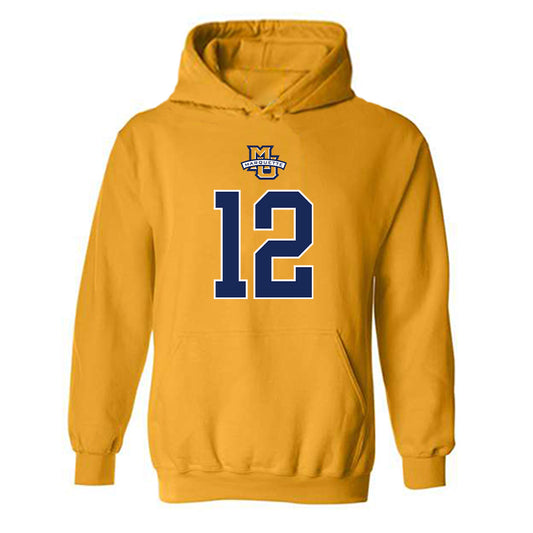 Marquette - NCAA Women's Basketball : Mackenzie Givens - Sports Shersey Hooded Sweatshirt-0