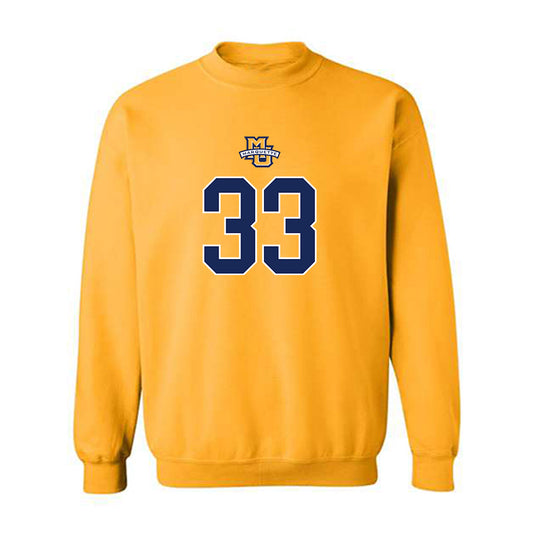 Marquette - NCAA Men's Basketball : Ethan Johnston - Sports Shersey Crewneck Sweatshirt-0