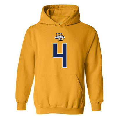Marquette - NCAA Men's Basketball : Nolan Minessale - Sports Shersey Hooded Sweatshirt-0
