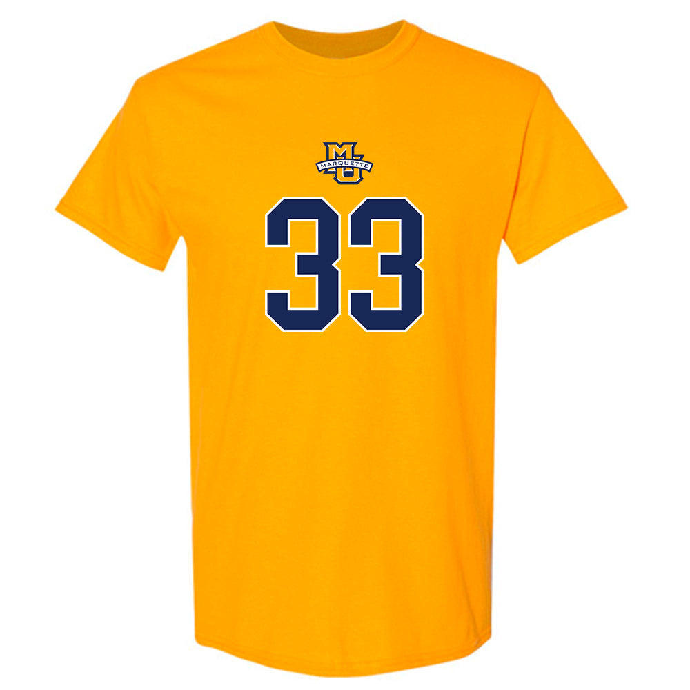 Marquette - NCAA Men's Basketball : Ethan Johnston - Sports Shersey T-Shirt-0