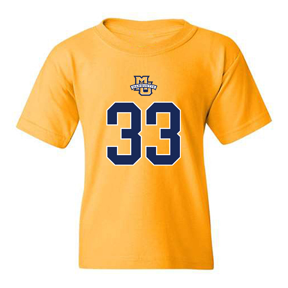 Marquette - NCAA Men's Basketball : Ethan Johnston - Sports Shersey Youth T-Shirt-0