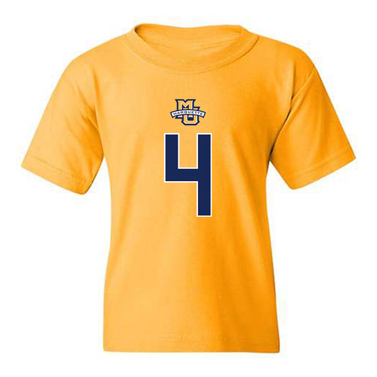 Marquette - NCAA Men's Basketball : Nolan Minessale - Sports Shersey Youth T-Shirt-0
