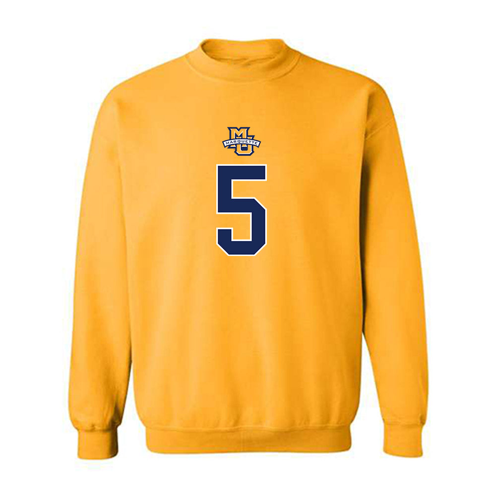 Marquette - NCAA Men's Basketball : Colton Crowdis - Sports Shersey Crewneck Sweatshirt-0