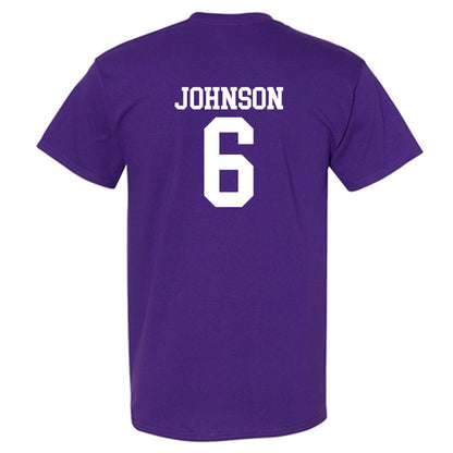 Kansas State - NCAA Men's Basketball : Marcus Johnson - Classic Shersey T-Shirt-1