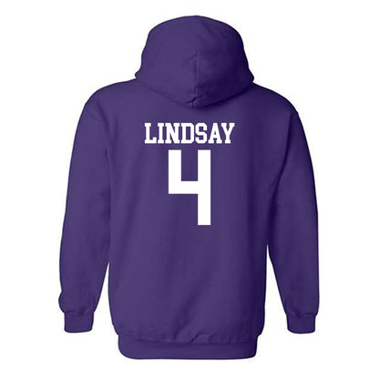 Kansas State - NCAA Men's Basketball : Dez Lindsay - Classic Shersey Hooded Sweatshirt-1
