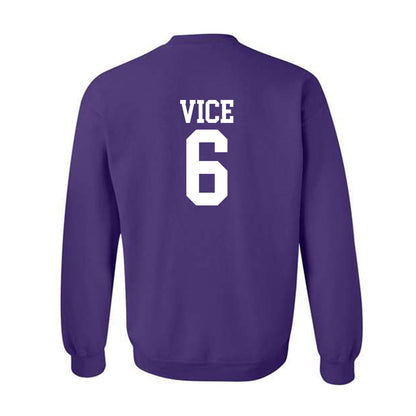 Kansas State - NCAA Men's Basketball : Brock Vice - Classic Shersey Crewneck Sweatshirt-1