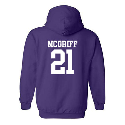 Kansas State - NCAA Men's Basketball : Khamari McGriff - Classic Shersey Hooded Sweatshirt-1