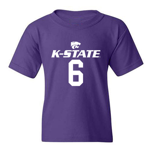 Kansas State - NCAA Men's Basketball : Marcus Johnson - Classic Shersey Youth T-Shirt-0