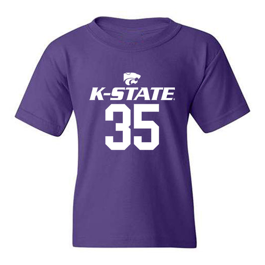 Kansas State - NCAA Men's Basketball : Jeffrey Rock - Classic Shersey Youth T-Shirt-0