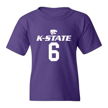 Kansas State - NCAA Men's Basketball : Brock Vice - Classic Shersey Youth T-Shirt-0