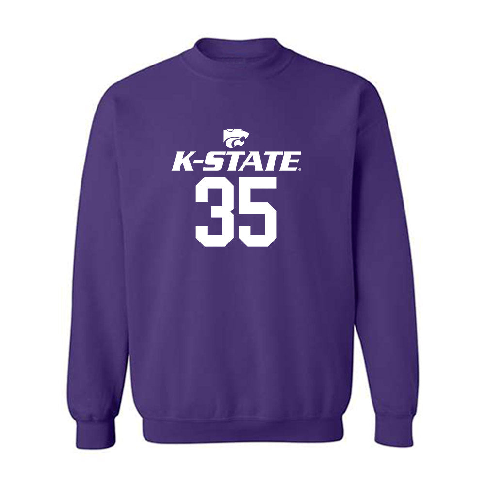 Kansas State - NCAA Men's Basketball : Jeffrey Rock - Classic Shersey Crewneck Sweatshirt-0