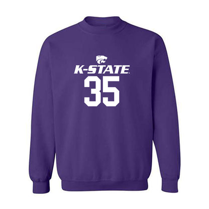 Kansas State - NCAA Men's Basketball : Jeffrey Rock - Classic Shersey Crewneck Sweatshirt-0