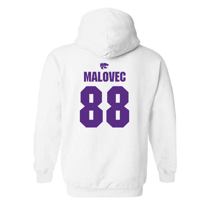 Kansas State - NCAA Men's Basketball : Timotej Malovec - Sports Shersey Hooded Sweatshirt-1
