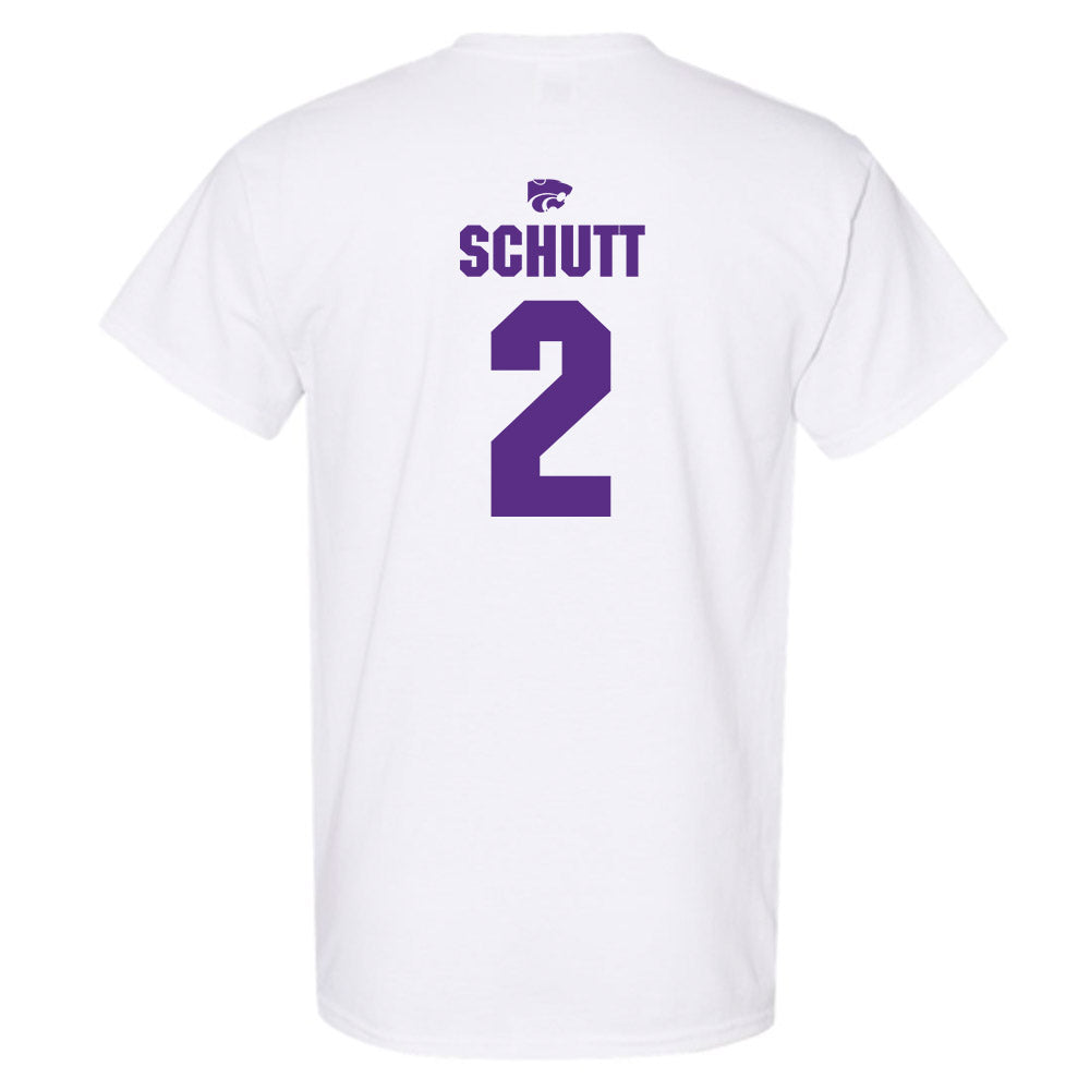 Kansas State - NCAA Men's Basketball : Jaden Schutt - Sports Shersey T-Shirt-1