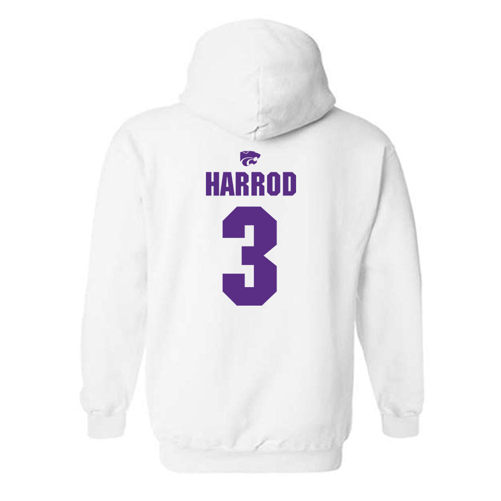 Kansas State - NCAA Women's Basketball : Brandie Harrod - Sports Shersey Hooded Sweatshirt-1
