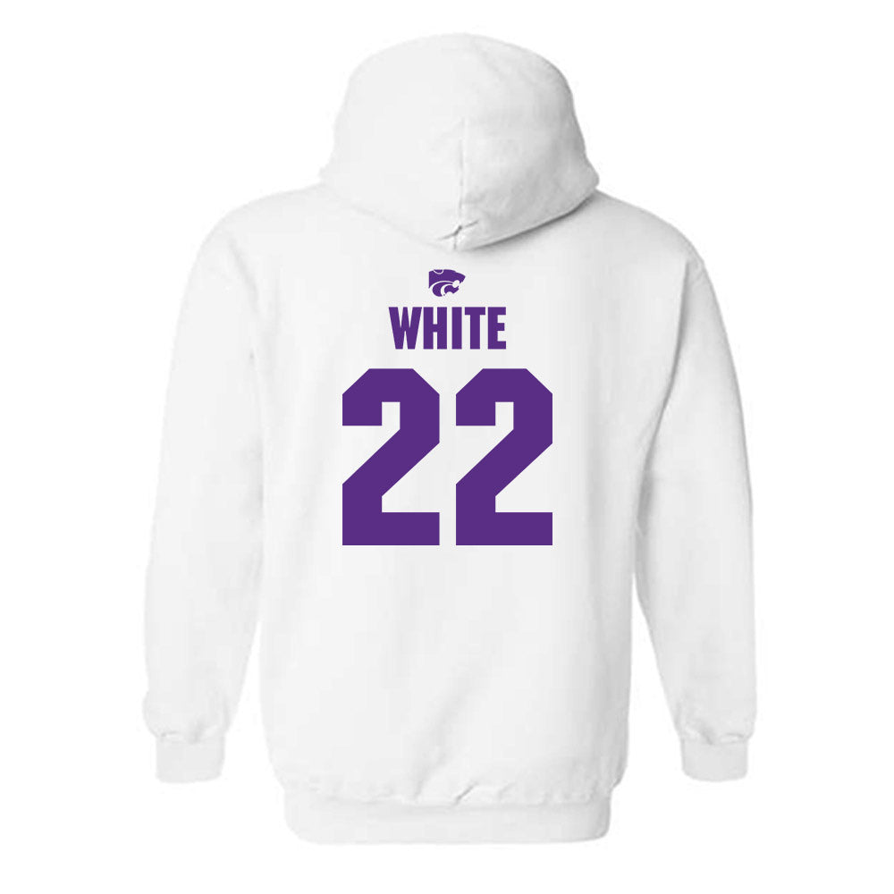 Kansas State - NCAA Women's Basketball : Ramiya White - Sports Shersey Hooded Sweatshirt-1