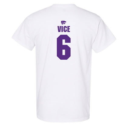 Kansas State - NCAA Men's Basketball : Brock Vice - Sports Shersey T-Shirt-1