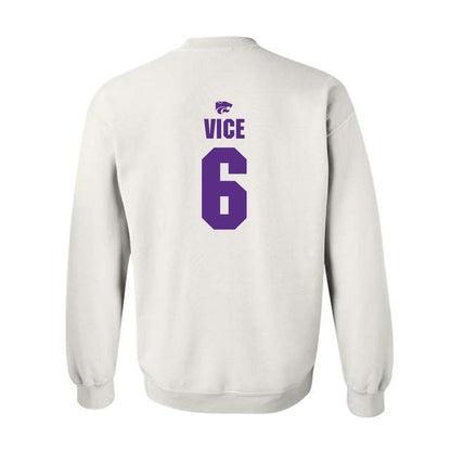 Kansas State - NCAA Men's Basketball : Brock Vice - Sports Shersey Crewneck Sweatshirt-1