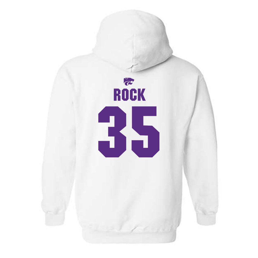 Kansas State - NCAA Men's Basketball : Jeffrey Rock - Sports Shersey Hooded Sweatshirt-1