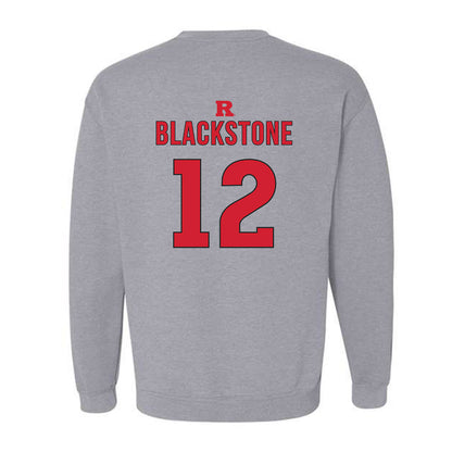 Rutgers - NCAA Women's Basketball : Faith Blackstone - Sports Shersey Crewneck Sweatshirt-1