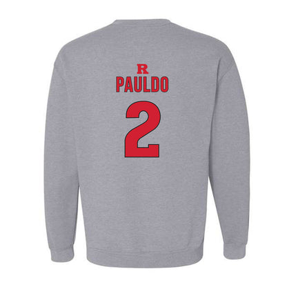 Rutgers - NCAA Women's Basketball : Mya Pauldo - Sports Shersey Crewneck Sweatshirt-1