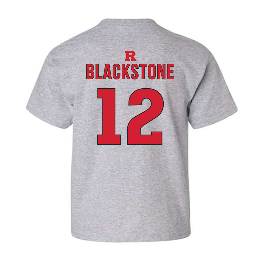 Rutgers - NCAA Women's Basketball : Faith Blackstone - Sports Shersey Youth T-Shirt-1