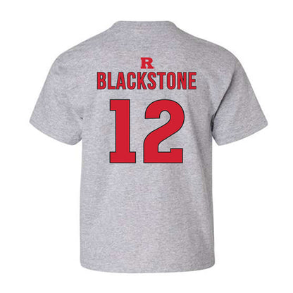 Rutgers - NCAA Women's Basketball : Faith Blackstone - Sports Shersey Youth T-Shirt-1