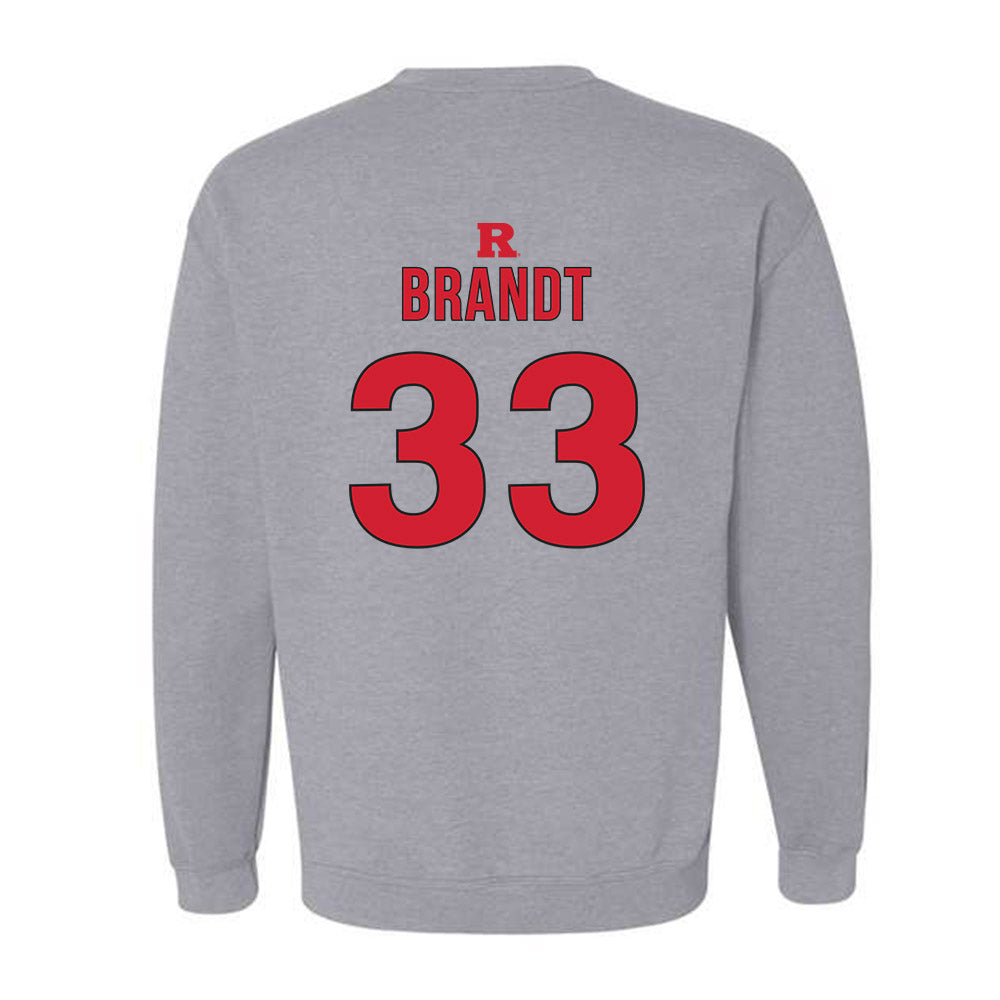 Rutgers - NCAA Women's Basketball : Kennedy Brandt - Sports Shersey Crewneck Sweatshirt